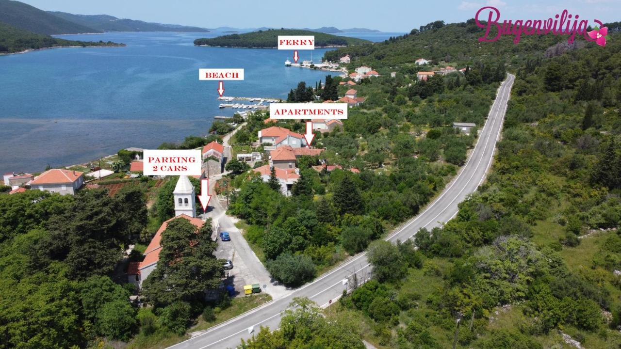 Apartmani Bugenvilija Brbinj Екстериор снимка